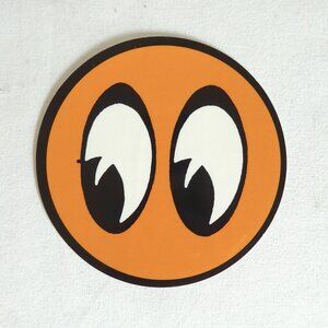 NEW 4” VINTAGE MOON EYES RAT FINK VINYL WINDOW STICKER DECAL